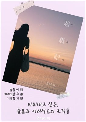 비悲  우愚   기記